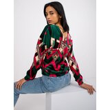 Italy Moda Blouse-DHJ-BZ-6550-4.40-dark green | Shoptok.si