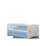  Drveni dječji krevet Classic 2 s ladicom - plavi - 160x80 cm - Bez madraca | shoptok.hr