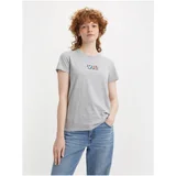 Levi's Levi&#39;s Grey Women&#39;s Annealed T-Shirt Levi&#39;s® 501 - Women