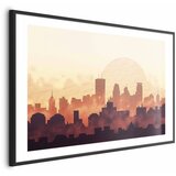  Plakat - City Heat 30x21 Crni okvir s margom | shoptok.hr