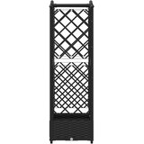  Povišeni krevet s mrežom i krovom Crna 124 x 40 x 126 cm PP | shoptok.hr