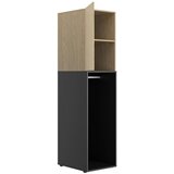 Mömax Omara S Klasičnimi Vrati Nael, Črna, Barva Hrasta | Shoptok.si