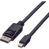 Roline Mini-DisplayPort / DisplayPort adapterski kabel mini DisplayPort vtič\, DisplayPort vtič 5.00 m črna 11.04.5637 zaščiten DisplayPort kabel, (20419240) | Shoptok.si