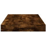 vidaXL Stenske police 4 kosi dimljeni hrast 40x10x1,5 cm inž. les | Shoptok.si