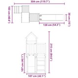  Vanjski set za igru od impregnirane borovine | shoptok.hr