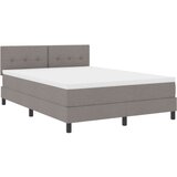  Postelja boxspring z vzmetnico Taupe 140 x 200 cm blago, (5000128662) | Shoptok.si
