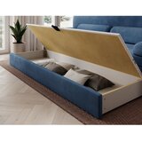 ELTAP Plava sklopiva/s prostorom za odlaganje sofa od samta 236 cm Elioss – | shoptok.hr