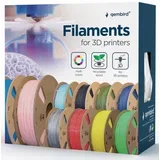 3DP-ABS1.75-01-GR ABS Filament za 3D stampac 1.75mm, kotur 1KG SILVER