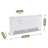 Tulano Cover 44 zaštitna ograda za krevet 140cm, belo-siva ( 8431 ) Cene