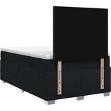  Boxspring krevet s madracem Crna 120 x 190 cm Tkanina | shoptok.hr