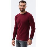 Ombre Puloverji Moški pulover (E121DARK-RED) pisana | Shoptok.si