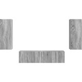  Set TV komoda Zidne 2 pcs Siva Sonoma Konstruirano drvo | shoptok.hr