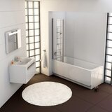 Ravak 7QLA0C00Z1 Chrome 150 x 100 zložljiva steklena stena za kad leva izvedba | Shoptok.si