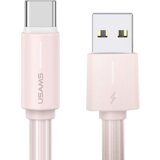 Usams USB-C 3A YU SERIES 1M USB-C/USB-A KABEL ZA TELEFONE ROZA, (21980354) | Shoptok.si