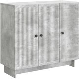 vidaXL Strani šal Betonsko siva 89 x 34,5 x 80 cm Inženirski les, (5000217270) | Shoptok.si