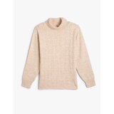 Koton Turtleneck Sweater with Knitted Hair and Long Sleeves. Soft Textured. | shoptok.hr