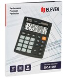 KALKULATOR KOMERCIJALNI 12MJESTA ELEVEN SDC-812NR CRNI | Shoptok.si