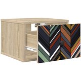  Wall-mounted noćni ormarić OMMEN Hrast sonoma 36 x 33 x 25 cm | shoptok.hr