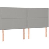  LED uzglavlje svjetlosivo 180x5x118/128 cm od tkanine | shoptok.hr