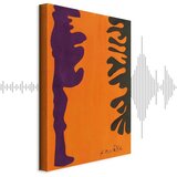  Slika - Henri Matisse – Black and Violet Arabesques on Orange 40x60 Akustična | shoptok.hr