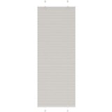 vidaXL Plisirana roleta svijetlosiva 75x200 cm širina tkanine 74,4 cm | shoptok.hr