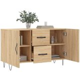 vidaXL Komoda sonoma hrast 100x36x60 cm inženirski les | Shoptok.si