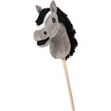 QHP Konjiček na palici Hobby Horse - siva | Shoptok.si