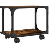  Stalak za pisač s 2 razine boja hrasta 41 x 28 x 33,5 cm drveni | shoptok.hr