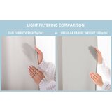 Restilo zasłona CARLI kolor szary gładki styl klasyczny troczki 25x1,5cm materiał oxford 140x250 | shoptok.hr