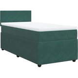 vidaXL spring krevet s madracem tamnozeleni 90x190 cm baršunasti | shoptok.hr