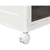 vidaXL Škatla za shranjevanje s kolesi 75 L 64x39,5x110,5 cm | Shoptok.si