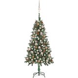 vidaXL umjetno božićno drvce LED s kuglicama i šiškama 150 cm | shoptok.hr