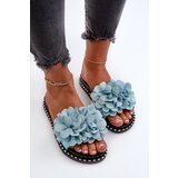 Boto FK1 Women's Sandals Decorated with Flowers Black Cellanen | shoptok.hr
