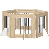  Vrata za pse s postoljem 6 pcs Hrast sonoma 60 x 60 cm | shoptok.hr