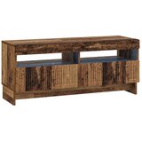  5-dijelni LED TV ormarić Staro drvo Konstruirano drvo - Staro drvo 100 cm | shoptok.hr