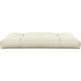  Jastuk za palete krem 120 x 80 x 12 cm od tkanine | shoptok.hr