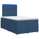  Boxspring krevet s madracem Plava 120 x 200 cm Tkanina - Plava 120 x 200 cm Dizajn linija | shoptok.hr