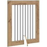  Vrata za pse s postoljem 4 pcs Hrast artisan 80 x 100 cm | Shoptok.si