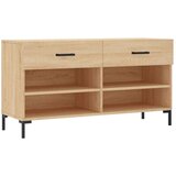 vidaXL Klop za čevlje sonoma hrast 102x35x55 cm inženirski les | Shoptok.si