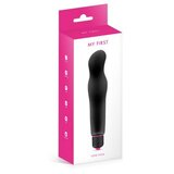 analni silikonski vibrator | my first love stick black Cene