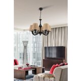 Opviq fiona hazeran - natural, black naturalblack chandelier