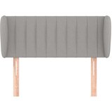  Vzglavje z ušesi svetlo sivo 93x23x78/88 cm blago, (20952355) | Shoptok.si