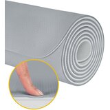 Rebel ACTIVE Strunjača prostirka za jogu, pilates i fitnes 183x61cm debljina 6mm TPE siva RBA-3152-2GY | Eponuda.com