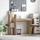 vidaXL Računalniška miza Fina hrasta Inženirski les Standard | Shoptok.si