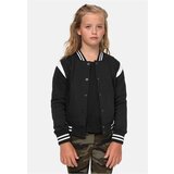 Urban Classics Kids Girls' Inset College Sweat Jacket Black/White Cijene