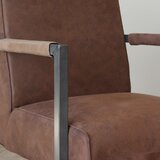 MID.YOU FOTELJ, rjava kovina, tekstil | Shoptok.si
