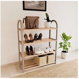 Sinbo FIX2040 cipelarnik sa 4 police 19X65X65CM drvo plastika | ePonuda.com