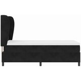 Krevet s opruga kutije s uzglavljem Crna 200 x 100 cm Baršun | shoptok.hr