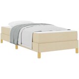  s opruga kutije s madracem Krema 90 x 190 cm tkanina | shoptok.hr