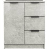  Komoda siva boja betona 60x30x70 cm od konstruiranog drva | shoptok.hr